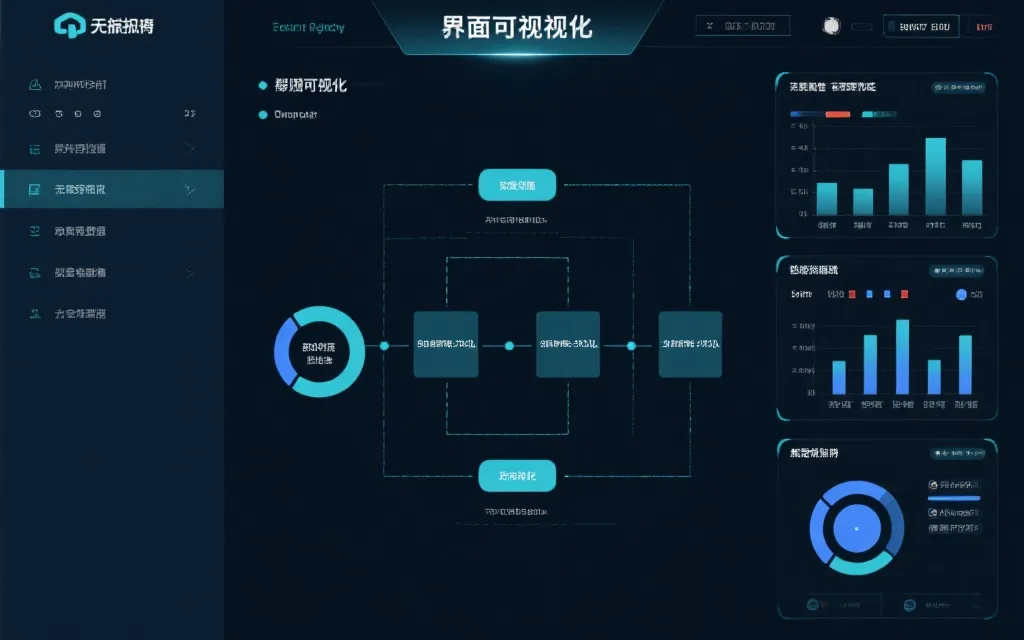 数据管理流程图与可视化界面